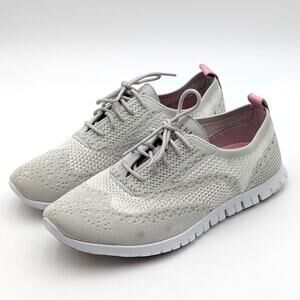 Cole Haan Zerøgrand Wingtip Oxford Oyster Mushroom Stitchlite Women's US8.5B
